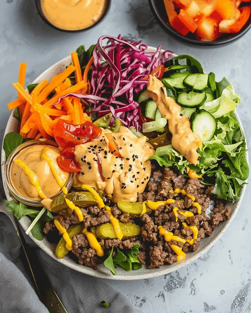 Burger Bowl recipe