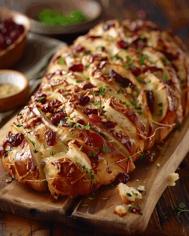Brie Cranberry Pull-Apart Bread