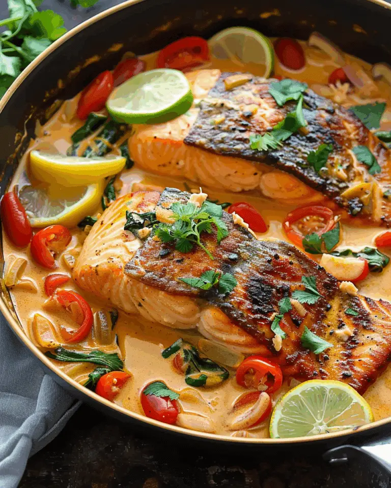 Thai-Inspired Coconut Curry Salmon