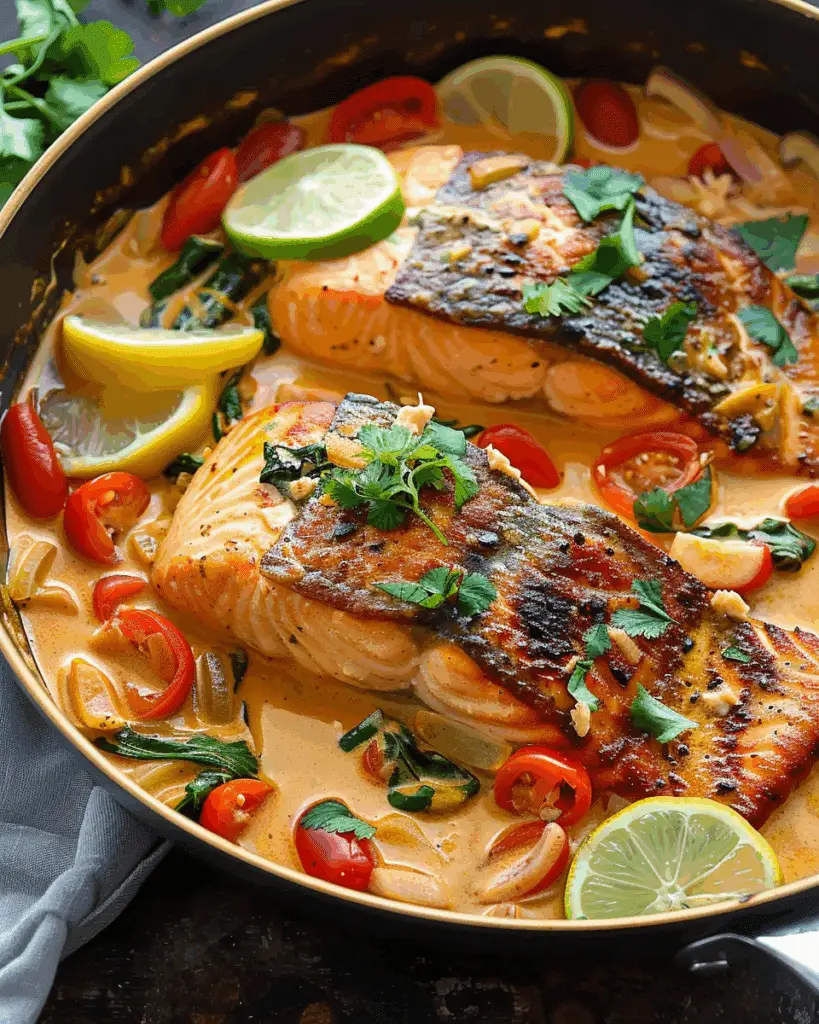 Thai-Inspired Coconut Curry Salmon