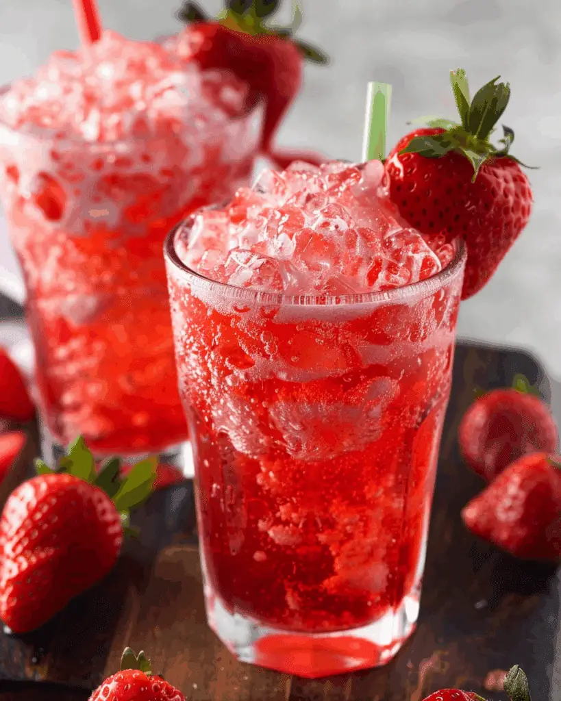 Dirty Strawberry Soda