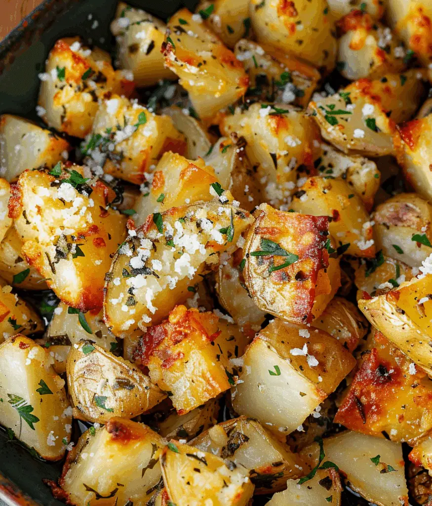 Hot Honey Parmesan Roasted Potatoes