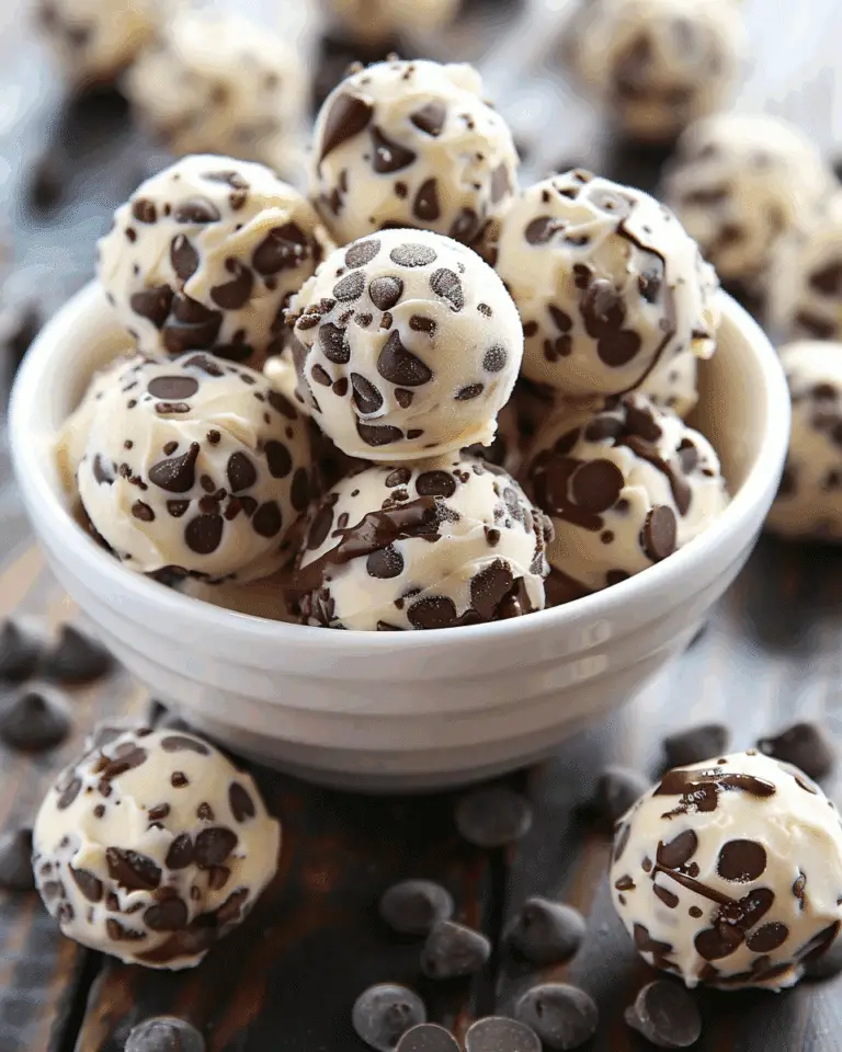 Frozen Greek Yogurt Peanut Butter Bites with Chocolate Chips