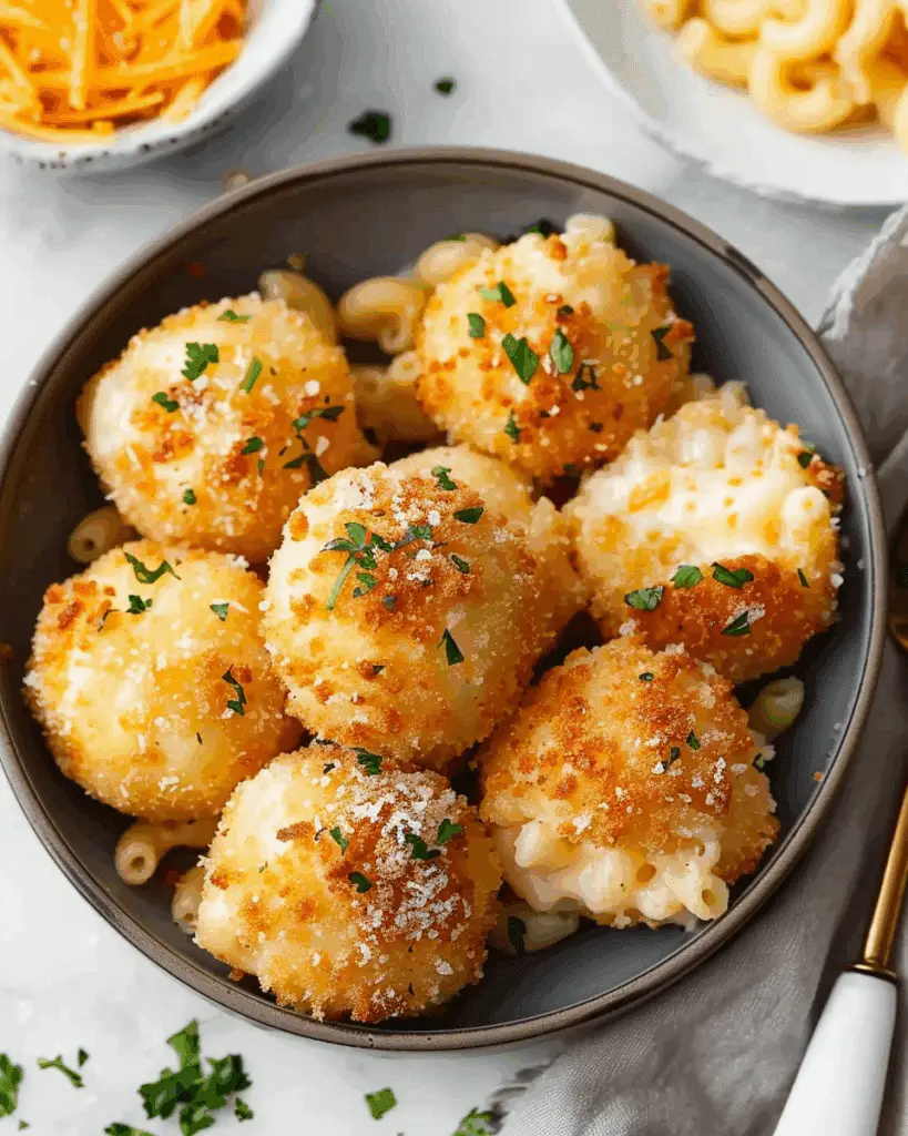 Cheesecake Factory Air Fryer Fried Macaroni and Cheese Balls
