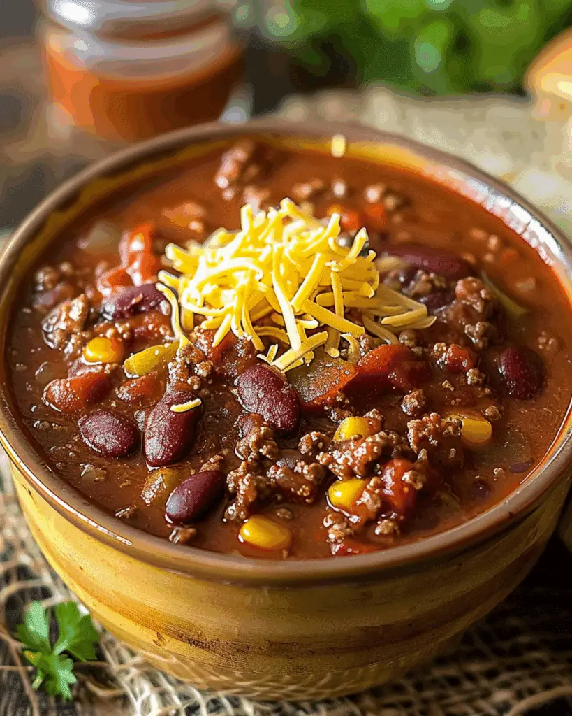 Delicious Copycat Wendy’s Chili
