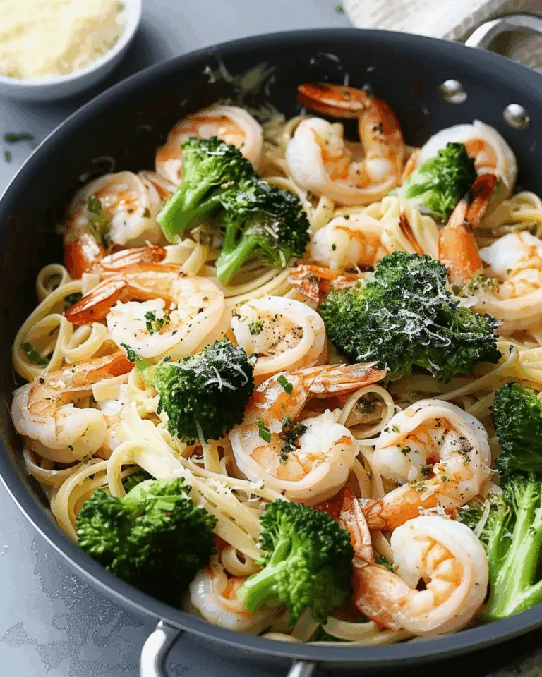 Shrimp and Broccoli Pasta