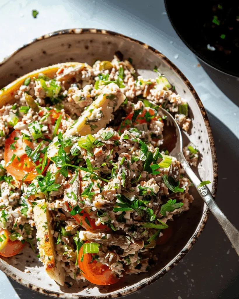 Simple Sardine Salad Recipe Made with Canned Sardines