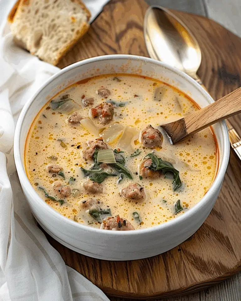 Creamy Italian Sausage Soup