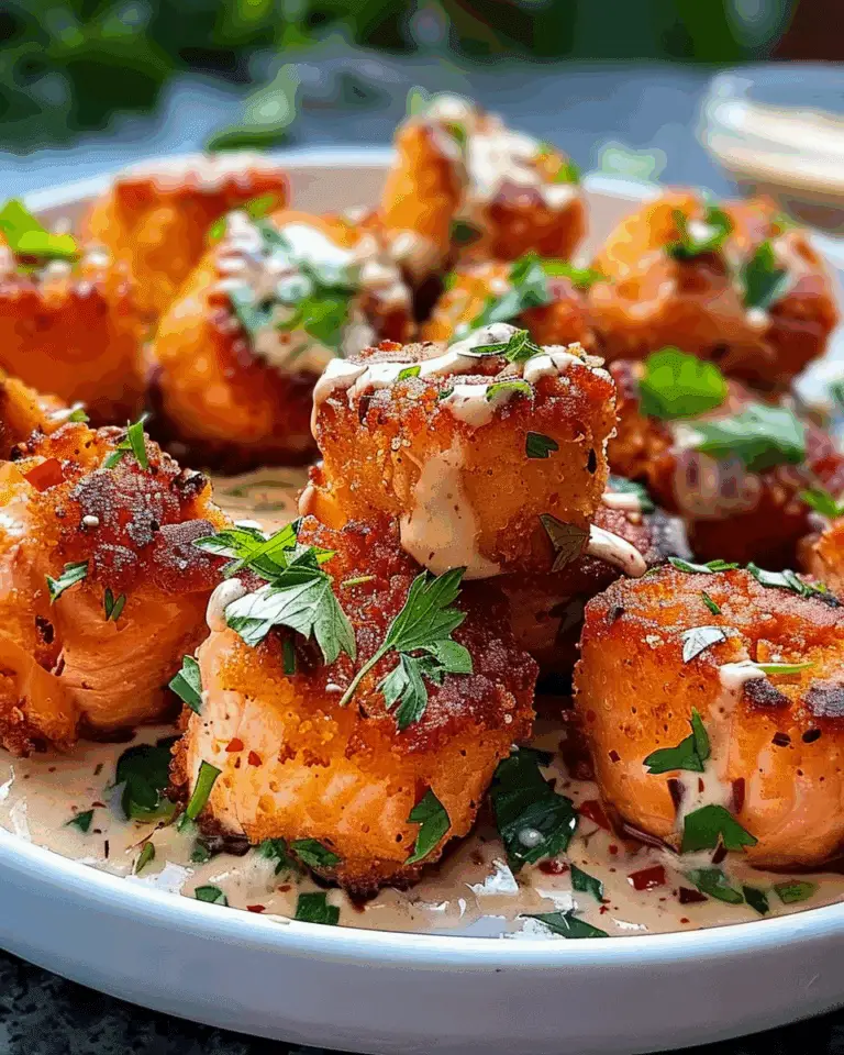 Crispy Bang Bang Salmon Bites
