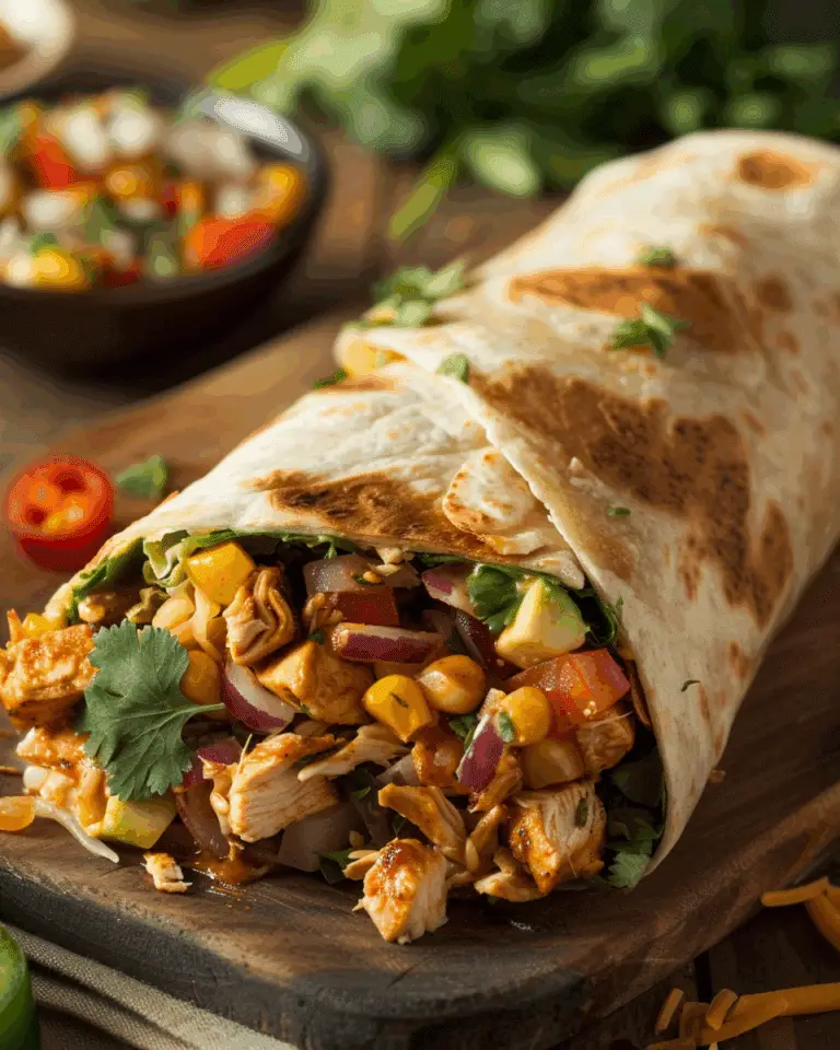 Crunchy Southwestern Chicken Wrap