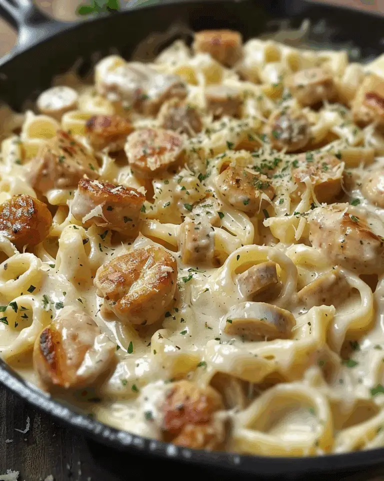 Creamy Pepper Jack Chicken & Sausage Pasta