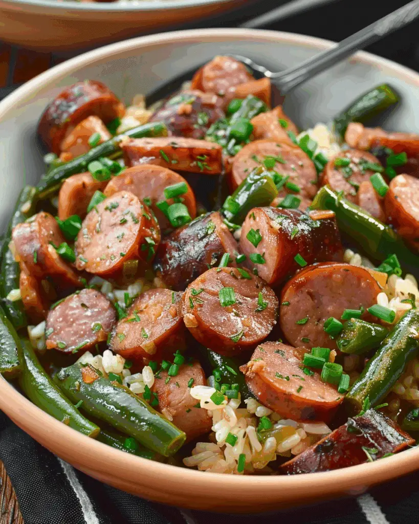 Crockpot Kielbasa and Green Beans: A Flavorful Delight!