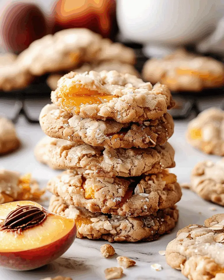 Tasty Peach Cobbler Cookies