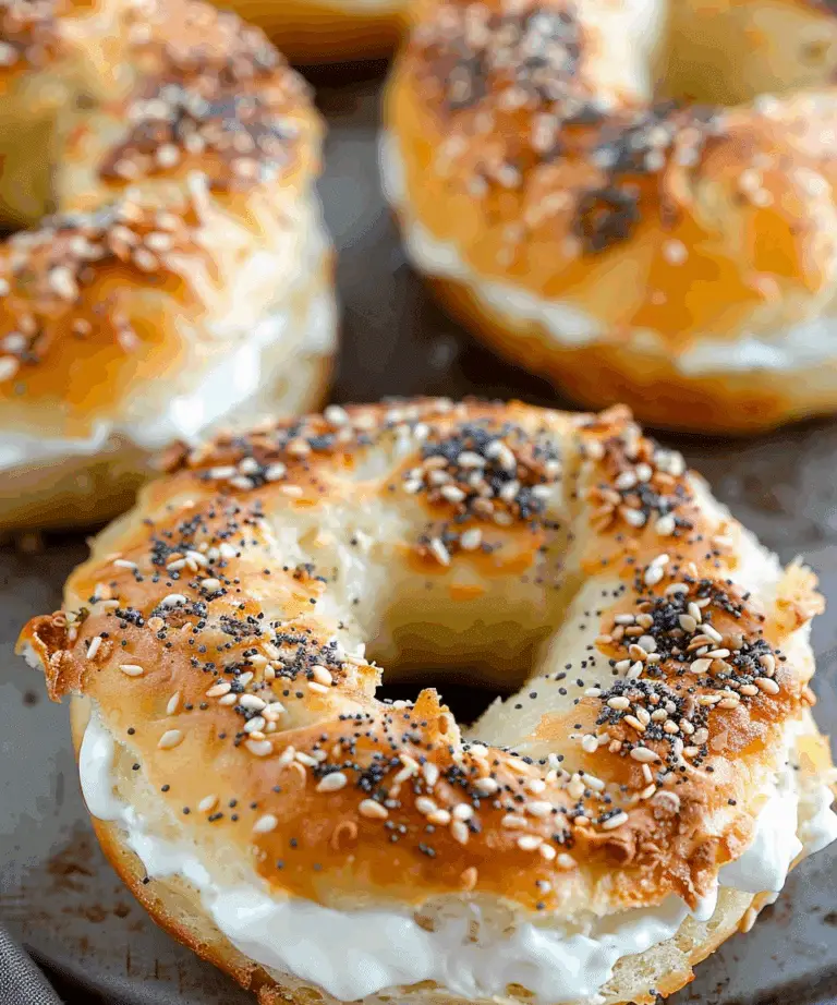 Fluffy & Healthy Greek Yogurt Bagels