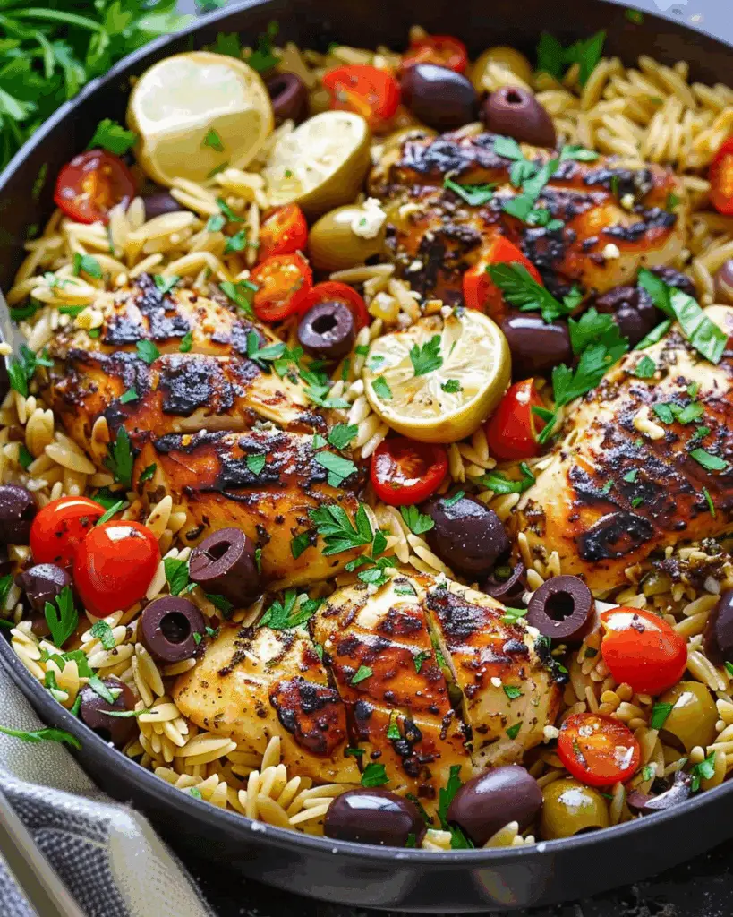 Greek Chicken Orzo