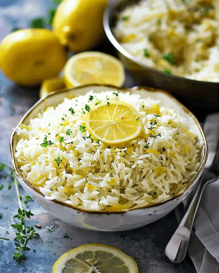 Light and Flavorful Greek Lemon Rice for Every Occasion