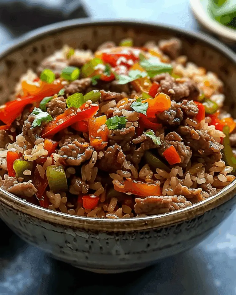 Beef Pepper Rice Bowl