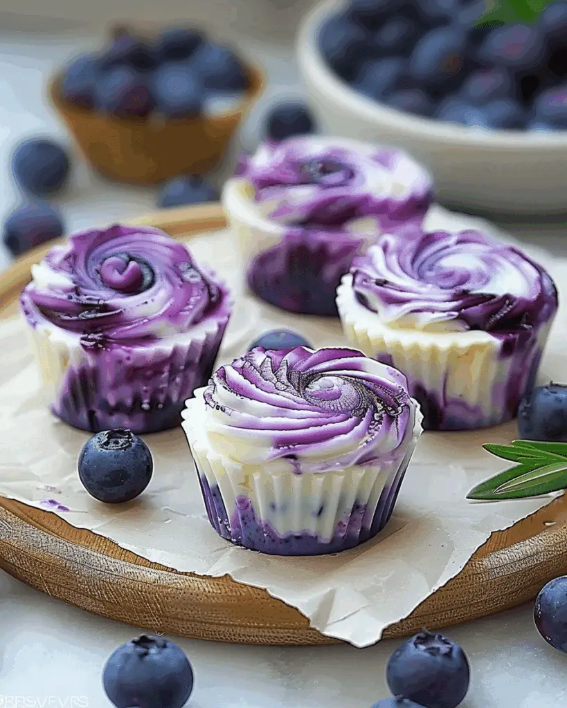 Blueberry Swirl Yogurt Bites