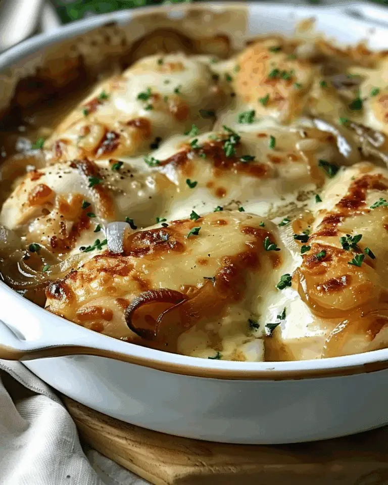 Savory French Onion Chicken Bake