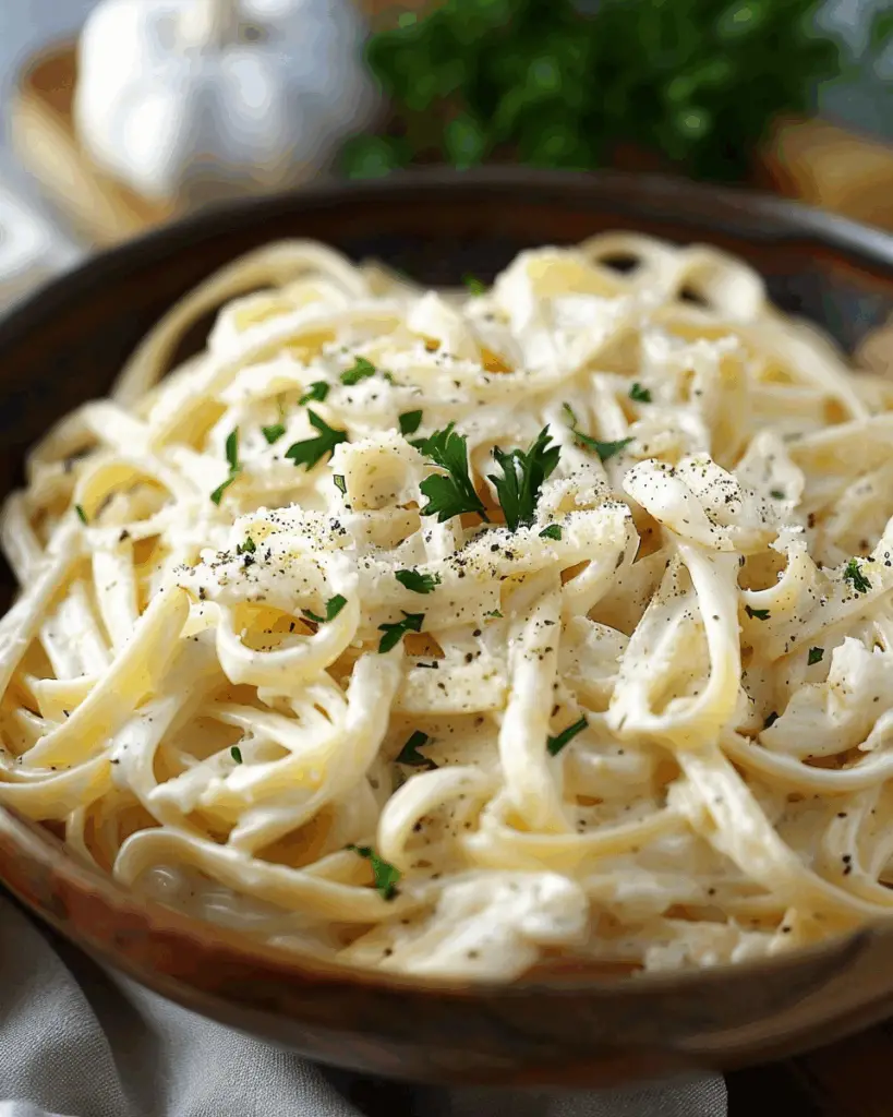 Crab Fettuccine Alfredo Recipe