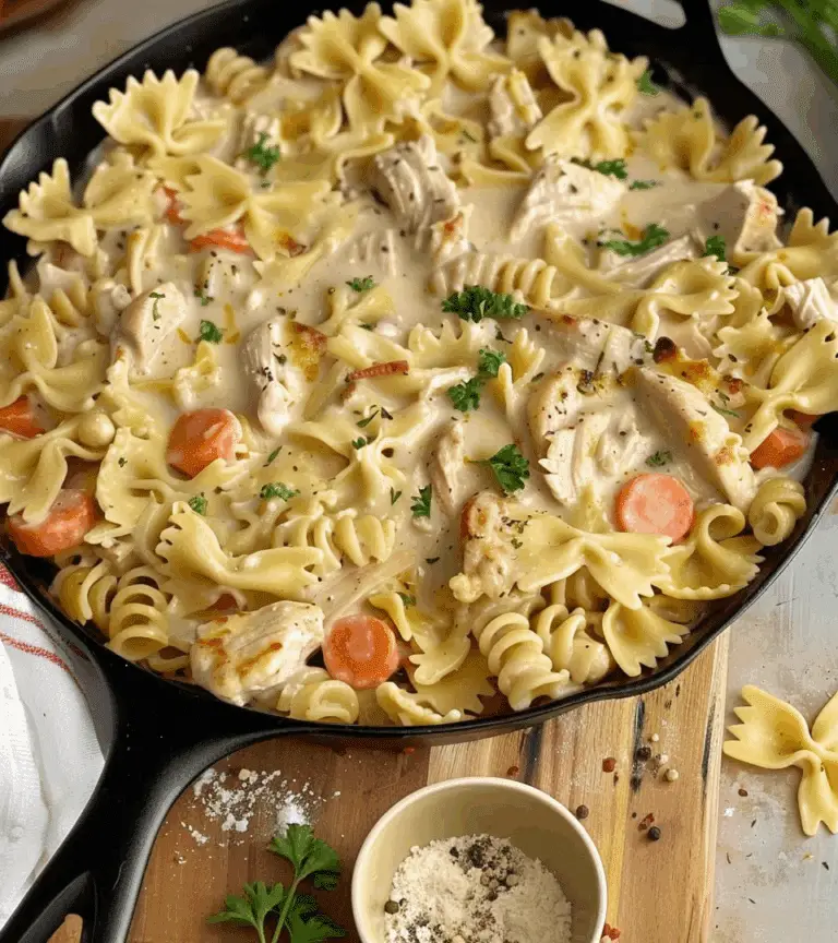 Creamy Chicken Pot Pie Pasta