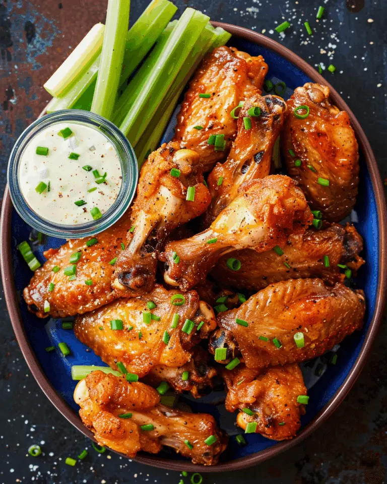 Air Fryer Chicken Wings (Extra Crispy!)