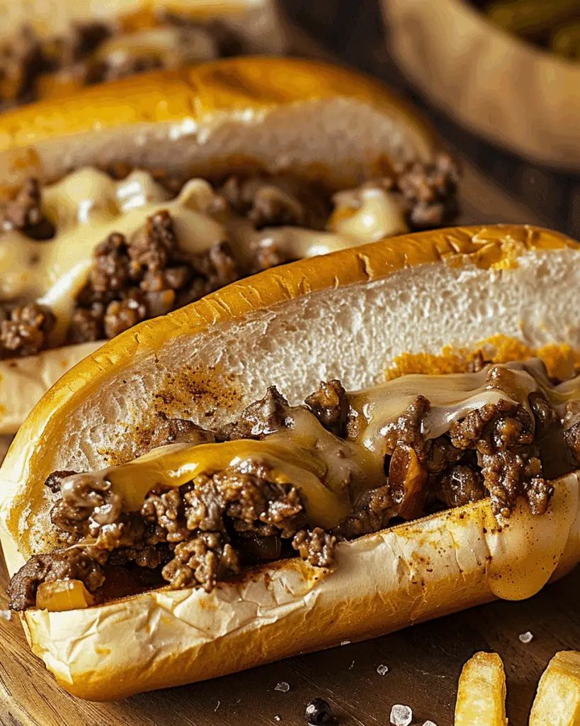 Philly Cheesesteak Sloppy Joes