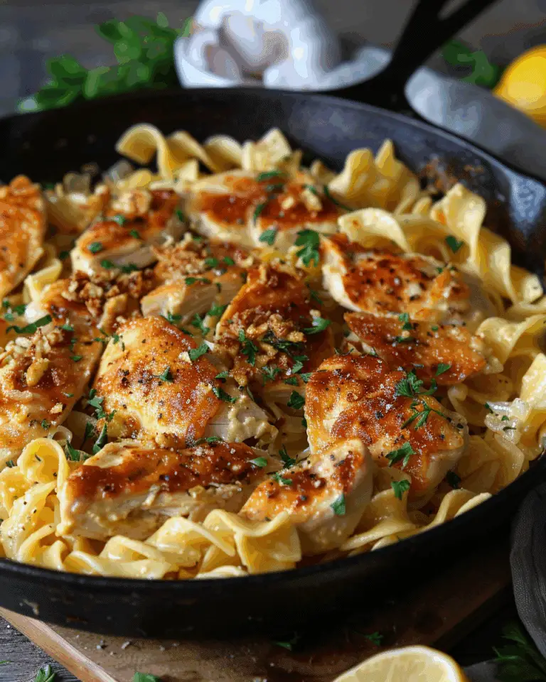Chicken with Buttered Noodles