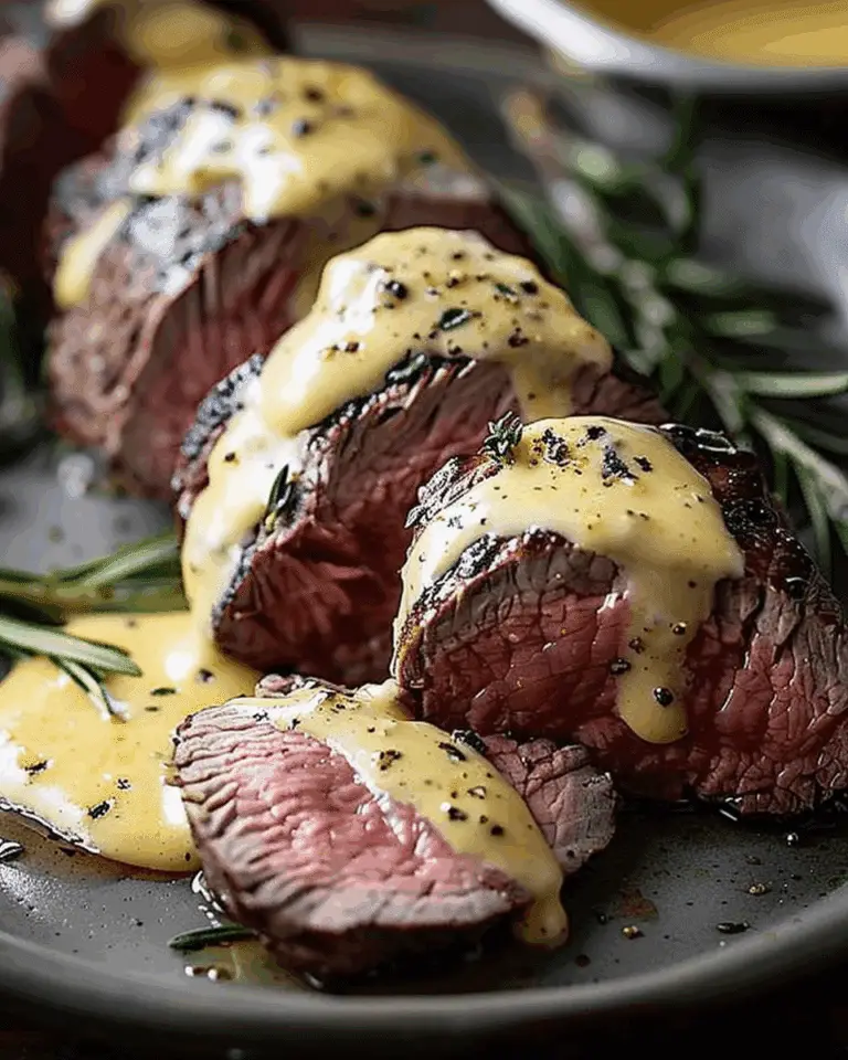 Succulent Beef Tenderloin with Silky Béarnaise Sauce