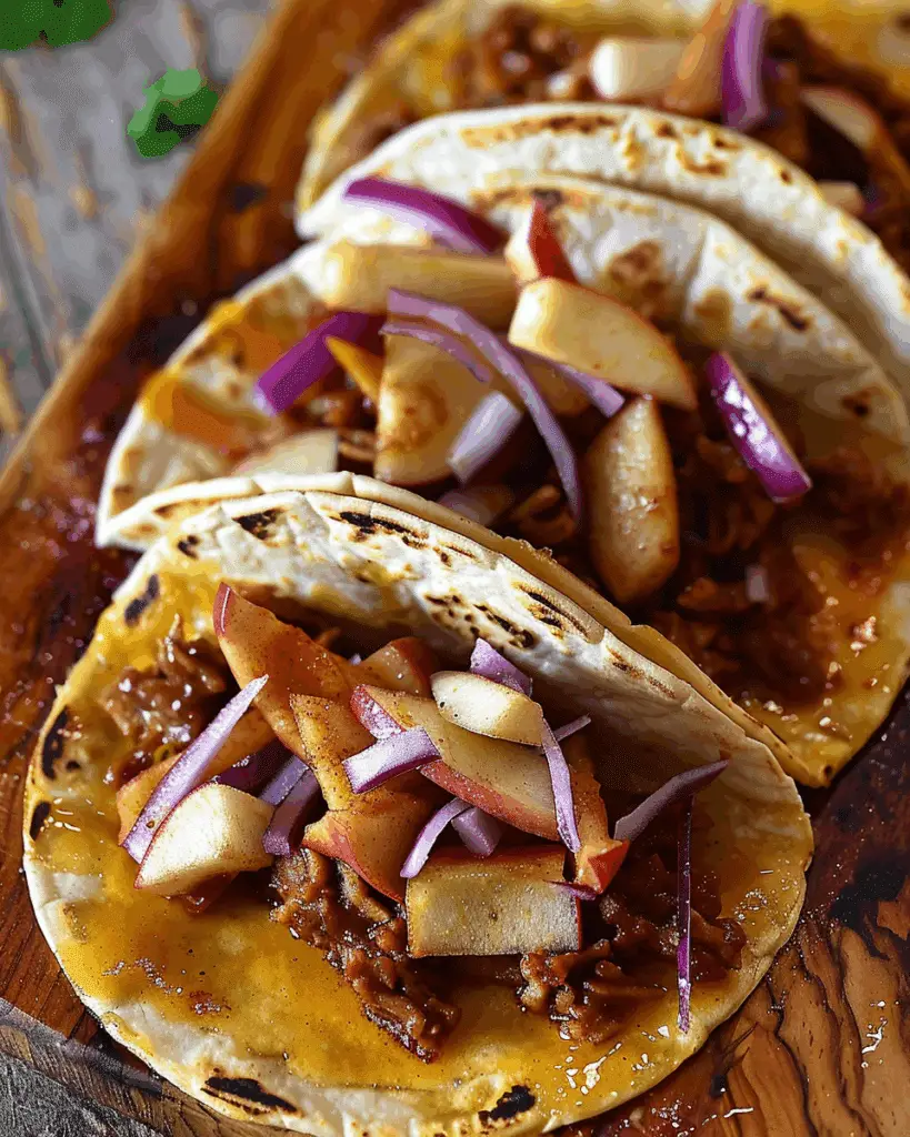 Apple Pie Tacos