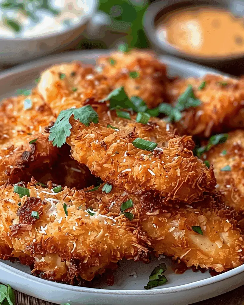 Coconut Chicken with a Zesty Bang Bang Sauce