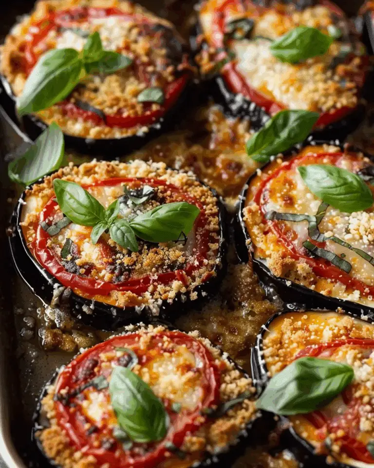 Sheet Pan Eggplant Parmesan