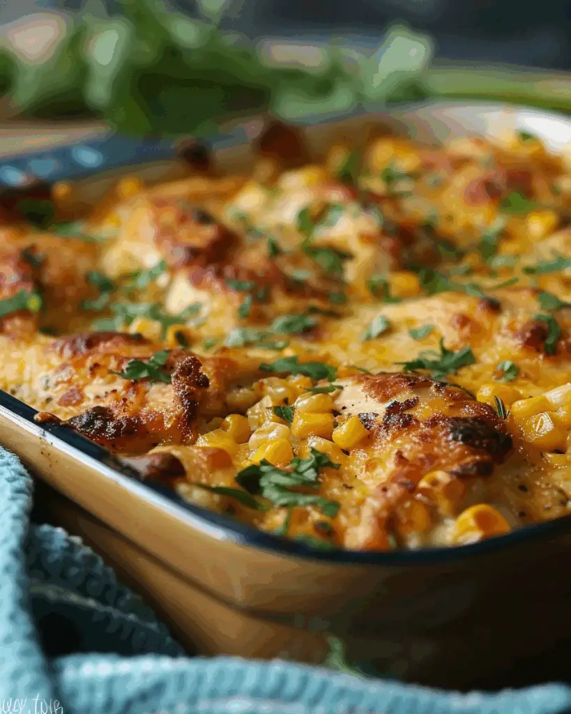 Street Corn Chicken Casserole