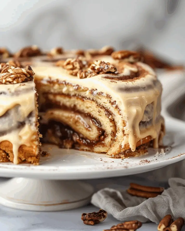 Low Carb Cinnamon Roll Cake