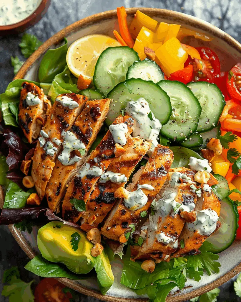 Harissa Chicken Salad: A Flavor-Packed Healthy Meal
