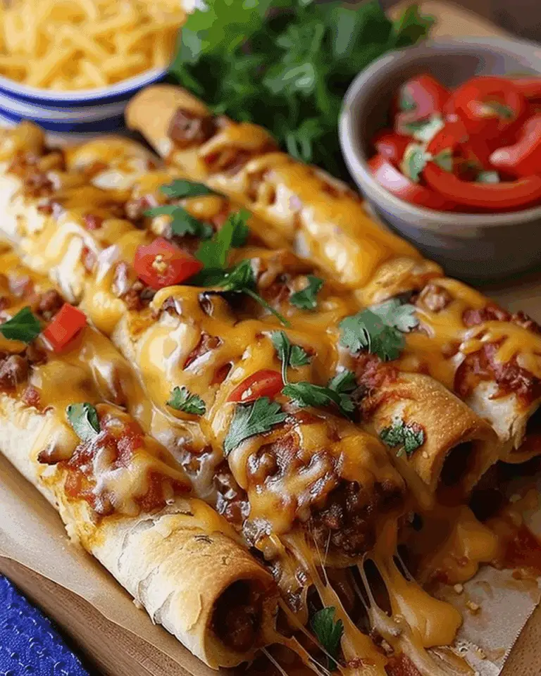 Cheesy Taco Sticks (Stuffed Breadsticks)