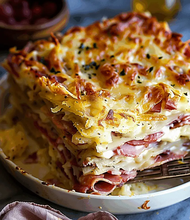 Layered Reuben Casserole Bake