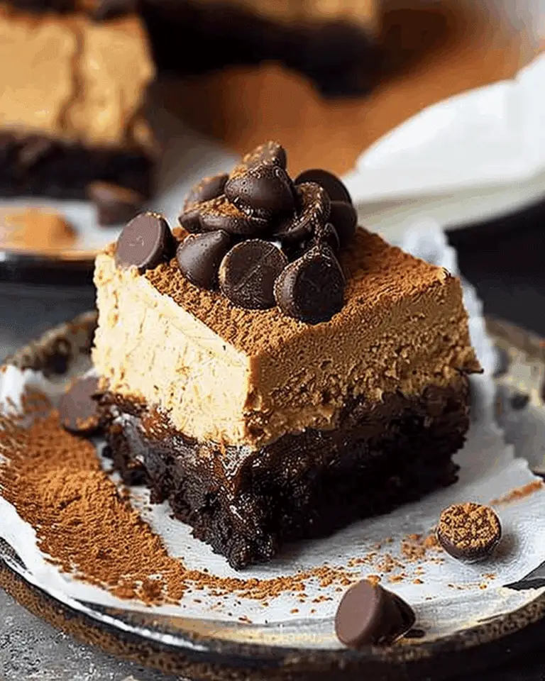 Espresso Chocolate Mousse Brownies