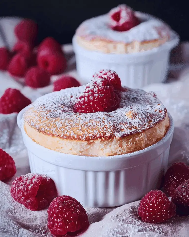 Fluffy Raspberry Soufflé