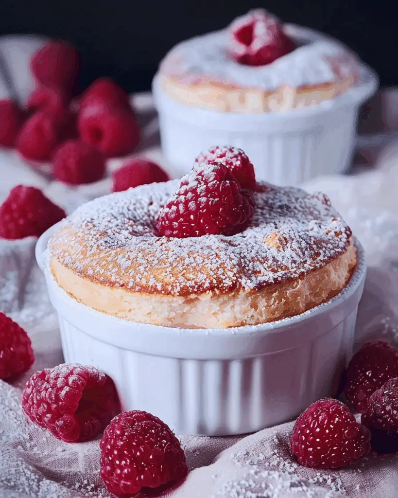 Fluffy Raspberry Soufflé