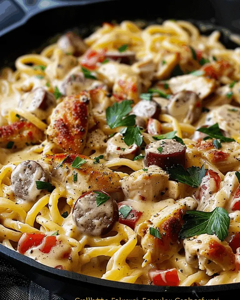 Creamy Pepper Jack Chicken & Sausage Pasta