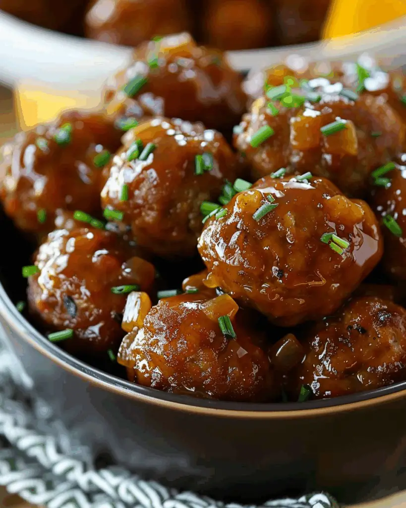 Crock Pot Hawaiian Meatballs