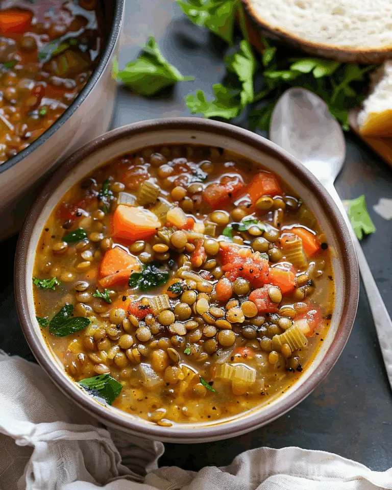 Mediterranean Lentil Soup