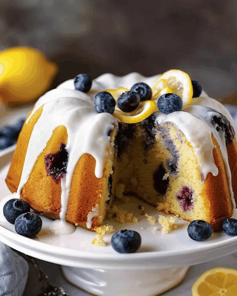 Lemon Blueberry Bundt Cake
