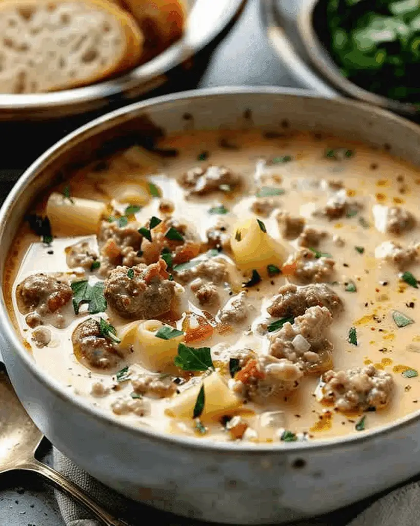 Creamy Italian Sausage Soup: A Cozy Bowl of Comfort You’ll Crave All Year