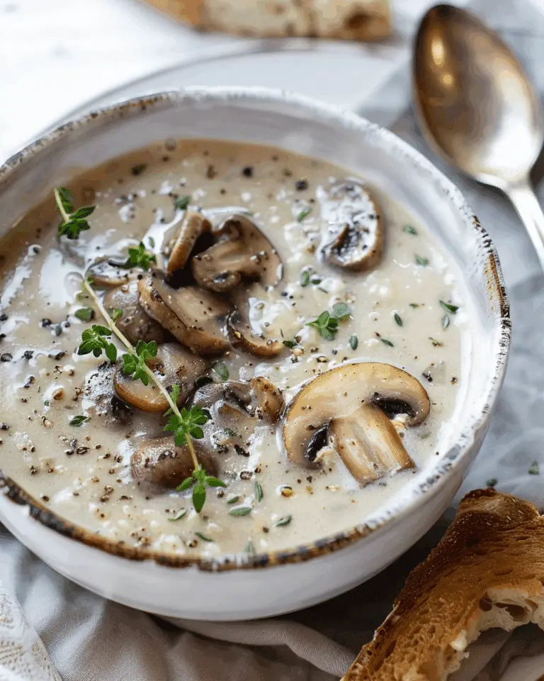 Cream of Mushroom Soup, Best Made From Scratch