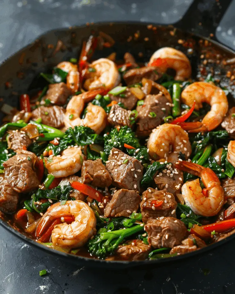 High-Protein Steak and Shrimp Stir-Fry | Quick & Delicious Dinner