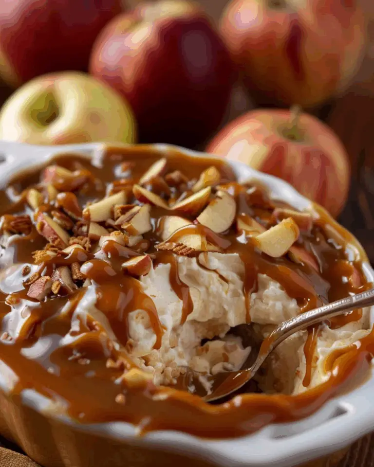 Easy Caramel Apple Cheesecake Dip