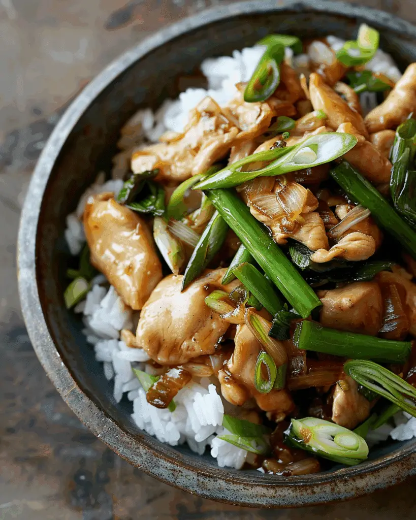 Scallion Chicken Stir-Fry