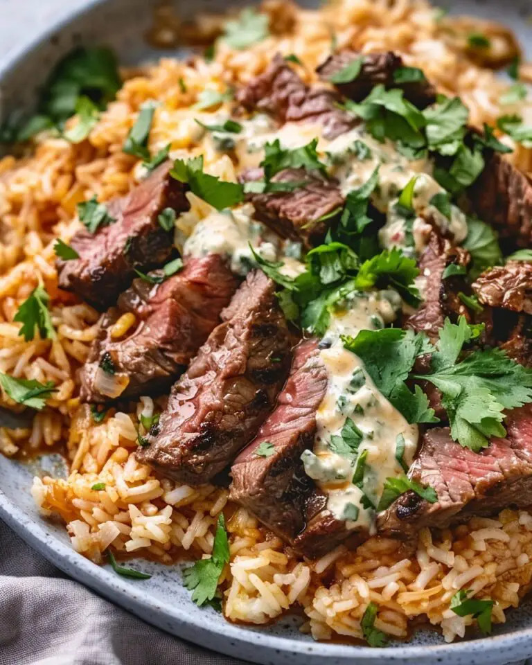 Steak and Queso Rice